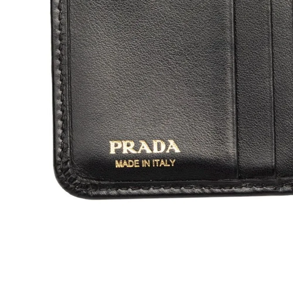 Prada Triangle Logo Bi-fold Wallet